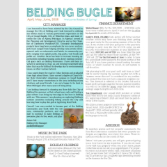 City of Belding, Belding Bugle Newsletter, April - June 2026 